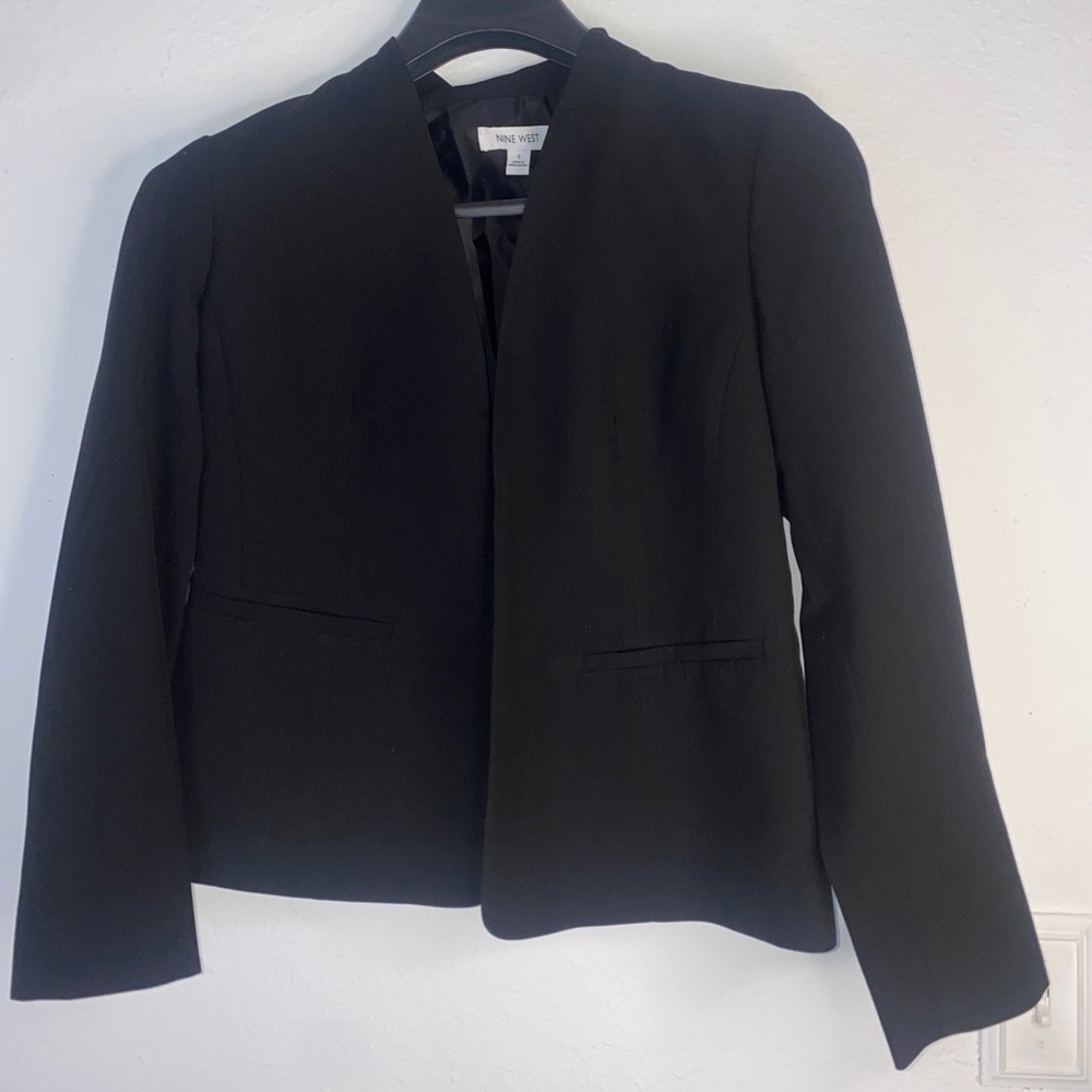 Women's Black Nine West Blazer